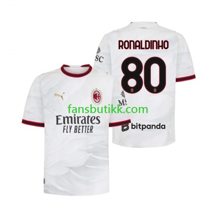 Fotballdrakt AC Milan Ronaldinho 80 Bortetrøye 2026-2027 Kortermet